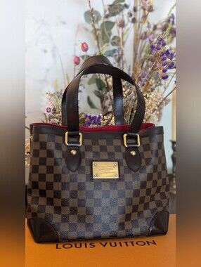 Louis Vuitton Brown Damier Ebene Canvas Hampstead PM Tote bag